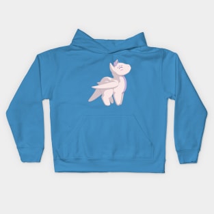 Cream Chibi Dragon Kids Hoodie